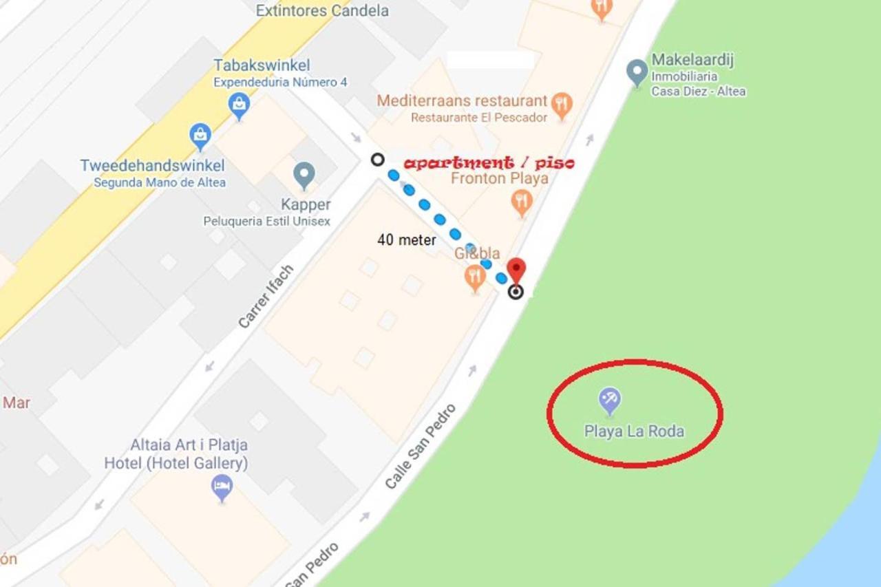 50 Meters To Beach! Ac - Wifi -Near City Center Алтеа Екстериор снимка